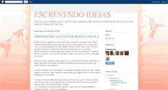 Desktop Screenshot of escrevendoideiasprofessoraana.blogspot.com