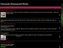 Tablet Screenshot of giocondadrummondmoda.blogspot.com