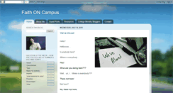Desktop Screenshot of campusministryguy.blogspot.com