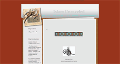 Desktop Screenshot of islamunraveled.blogspot.com