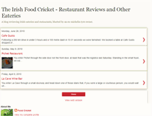 Tablet Screenshot of irishfoodcricket.blogspot.com