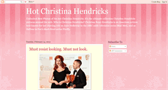 Desktop Screenshot of hotchristinahendricks.blogspot.com