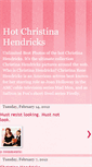 Mobile Screenshot of hotchristinahendricks.blogspot.com