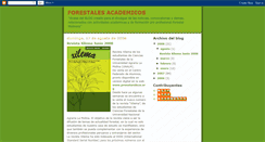Desktop Screenshot of forestalesacademicos.blogspot.com