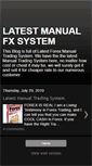 Mobile Screenshot of fxlatestmanualsystem.blogspot.com