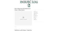 Desktop Screenshot of insueclog.blogspot.com