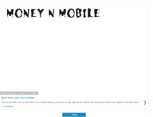 Tablet Screenshot of moneynmobile.blogspot.com