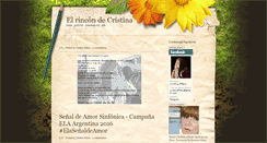 Desktop Screenshot of elrinconde-cristina.blogspot.com