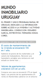 Mobile Screenshot of mundoinmobiliariouruguay.blogspot.com