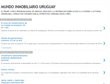 Tablet Screenshot of mundoinmobiliariouruguay.blogspot.com