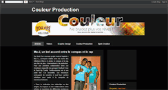 Desktop Screenshot of couleurproduction.blogspot.com