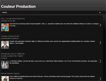 Tablet Screenshot of couleurproduction.blogspot.com