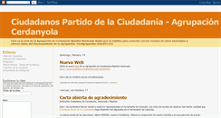 Desktop Screenshot of cerdanyola-ciutadans-ciudadanos.blogspot.com