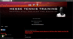 Desktop Screenshot of hessetennistraining.blogspot.com