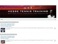 Tablet Screenshot of hessetennistraining.blogspot.com