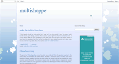 Desktop Screenshot of multishoppe.blogspot.com