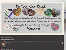 Tablet Screenshot of doyourownblock.blogspot.com