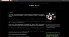 Desktop Screenshot of chrisjubalmusic.blogspot.com