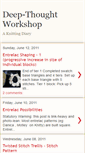 Mobile Screenshot of deepthoughtworkshop.blogspot.com