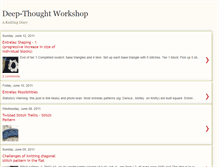 Tablet Screenshot of deepthoughtworkshop.blogspot.com