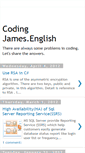 Mobile Screenshot of codingjamesinenglish.blogspot.com