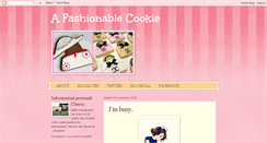 Desktop Screenshot of afashionablecoockie.blogspot.com