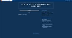 Desktop Screenshot of mlbblackbox.blogspot.com