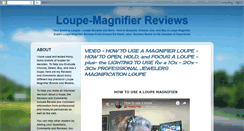 Desktop Screenshot of loupe-magnifier.blogspot.com