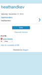 Mobile Screenshot of heathandkev.blogspot.com