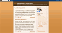 Desktop Screenshot of humanismoeclassicismo.blogspot.com