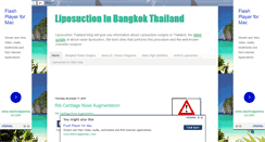 Desktop Screenshot of liposuctioninbangkokthailand.blogspot.com