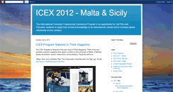 Desktop Screenshot of icex2012-malta.blogspot.com