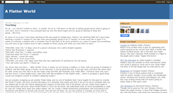 Desktop Screenshot of aflatterworld.blogspot.com