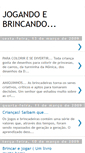 Mobile Screenshot of jogandoebrincando.blogspot.com
