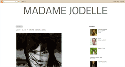 Desktop Screenshot of madame-jodelle.blogspot.com