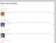 Tablet Screenshot of bloomingumbrella.blogspot.com