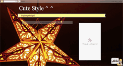 Desktop Screenshot of cutestyle-revista.blogspot.com