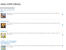 Tablet Screenshot of amyslittlelibrary.blogspot.com