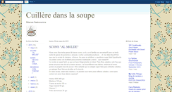 Desktop Screenshot of cuilleredanslasoupe.blogspot.com