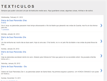 Tablet Screenshot of meustexticulos.blogspot.com