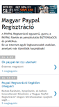 Mobile Screenshot of magyar-paypal-regisztracio.blogspot.com