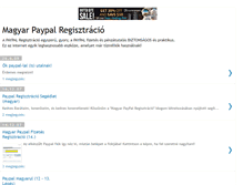 Tablet Screenshot of magyar-paypal-regisztracio.blogspot.com
