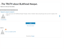 Tablet Screenshot of blackheadmask.blogspot.com