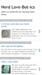 Mobile Screenshot of nerdlovebotics.blogspot.com
