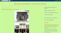 Desktop Screenshot of melakauctionhouse.blogspot.com