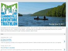 Tablet Screenshot of cannonsvilletriathlon.blogspot.com