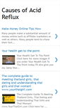 Mobile Screenshot of causes-of-acid-reflux.blogspot.com