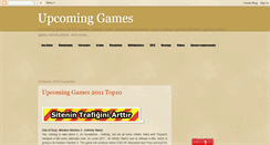 Desktop Screenshot of expectedtobegames.blogspot.com