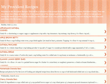 Tablet Screenshot of myprovidentrecipes.blogspot.com