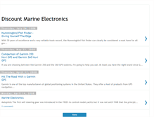 Tablet Screenshot of discountmarineelectronics.blogspot.com